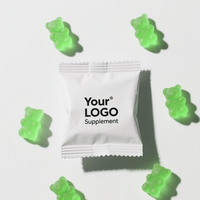 Suppléments Gros Gommes Fruitées Ours Bonbons Faible Teneur En Sucre 3 g Faible En Calories Sans Alcool De Sucre