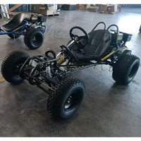 Kart à pédales de qualité supérieure fabriqué en usine avec de gros pneus de 8 pouces, 270 CC, suspension intégrale, transmission automatique, tout-terrain, buggy des dunes