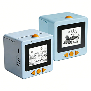 เครื่องผลิตสติกเกอร์ไร้สาย AI สำหรับเด็ก หน้าจอ 2.4 นิ้ว รองรับ WiFi คำสั่งเสียง คำสั่งพิมพ์ AI ตอบคำถาม AI เครื่องทำสติกเกอร์ระบายสีแบบไม่ใช้หมึก - Product Image 1