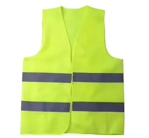 <span class=keywords><strong>Gilet</strong></span> réfléchissant <span class=keywords><strong>jaune</strong></span> haute visibilité pour la course à pied ou le cyclisme - Product Image 4