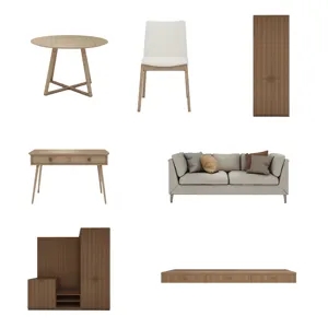 Hospitality Furniture Hochwertiges Hotelzimmer Modern Case goods Set Anpassung Modernes Luxus-Wohnzimmer Neues Design