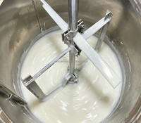 Réacteur chimique électrique agité de 2000 L en acier inoxydable avec chemise chauffante pour la production de résine alkyde