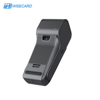 Terminal de point de vente mobile Linux Wisecard T50 avec lecteur NFC, scanner de codes-barres, écran LCD TFT 2,4'', connectivité USB/WiFi, imprimante de reçus portable