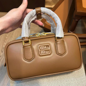 Bolso Bowling Miu para Mujer Estilo Jang <span class=keywords><strong>Wonyoung</strong></span>, Moderno y Versátil Tipo Boston con Gran Capacidad, Bolso de Mano y Bandolera para la Escuela - Product Image 1