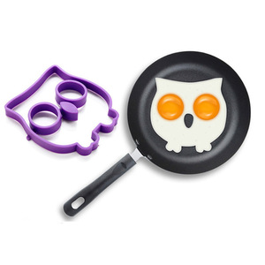 Moule à omelette pour le petit-déjeuner, moule à œufs en silicone, anneau à crêpes, outil de cuisson, accessoires de cuisine DIY, gadget, moule à œufs frits - Product Image 2