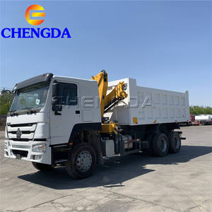 Sinotruck 6x4 25 Tons Howo a monté les camions à <span class=keywords><strong>benne</strong></span> basculante se pliants <span class=keywords><strong>de</strong></span> verseur <span class=keywords><strong>de</strong></span> <span class=keywords><strong>grue</strong></span> <span class=keywords><strong>de</strong></span> <span class=keywords><strong>bras</strong></span> pour l'haltérophilie - Product Image 3