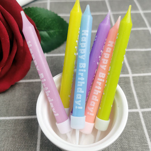 Nouvelles Bougies d'<span class=keywords><strong>Anniversaire</strong></span> Colorées 2026 – Design Macarons Imprimés pour Décoration de Gâteau d'<span class=keywords><strong>Anniversaire</strong></span> - Product Image 3