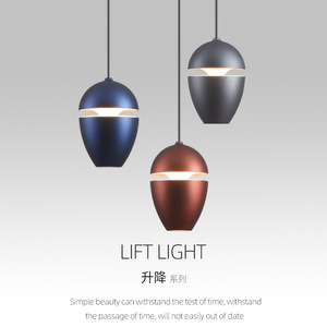 โคมไฟเพดานสไตล์นอร์ดิกโมเดิร์นมินิมอล หรูหรา เหมาะสำหรับข้างเตียง ห้องรับประทานอาหาร ทางเดิน โถงทางเดิน แบบแขวนปรับระดับได้ ดีไซน์สร้างสรรค์ - Product Image 5