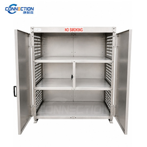 Armoire pour bouteilles <span class=keywords><strong>de</strong></span> <span class=keywords><strong>gaz</strong></span> anti-corrosion, design ventilé pour extérieur, stockage sécurisé pour plusieurs bouteilles <span class=keywords><strong>de</strong></span> propane <span class=keywords><strong>de</strong></span> 20 lb - Product Image 4