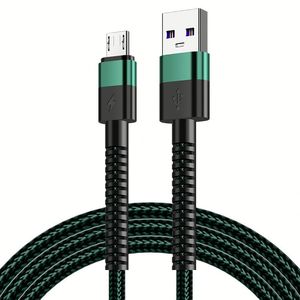 <b>Type</b> <b>C</b> Power <b>Adapter</b> Cable Nylon Data Cables Fast Charging Micro/<b>USB</b>-<b>C</b> Charger Cables - Product Image 3