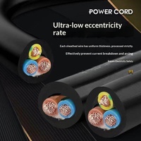 Cable RVV OFS con revestimiento, 2-20 AWG, resistente al desgaste, impermeable, estándar nacional, cable RVV con conductor de cobre sin oxígeno, cable de alimentación.