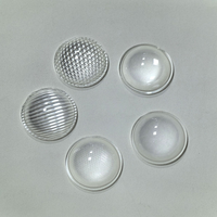 Lentille convexe en PMMA de 23 mm pour lampe torche LED - Lentille convexe optique en acrylique de 8 mm de hauteur pour la mise au point de la torche DIY