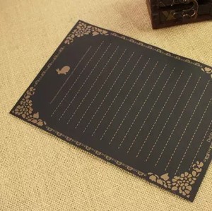 Carta da lettera vintage romantica in carta kraft per lettere d'amore e dichiarizioni di coppia - Carta da scrittura artistica semplice - Product Image 5