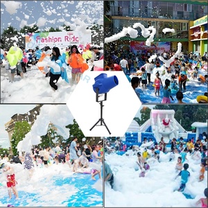 Machine à mousse électrique personnalisable <span class=keywords><strong>2000W</strong></span> pour fêtes en extérieur, parcs, piscines, canon à mousse en fer et plastique pour soirées à la glace sèche - Product Image 5