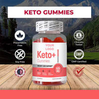 Gummies amincissants pour adultes sans OGM avec fibres et vitamines pour un corps en forme et un régime cétogène