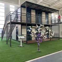 Voros 2026 Grande Maison Conteneur Préfabriquée Extensible 40Ft 20Ft avec Salle de Bain, Maison Pliable Modulaire en Vente