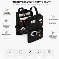 Sac de voyage d'affaires portable avec organisateur de compartiment réglable multi-poches, logo personnalisé OEM
