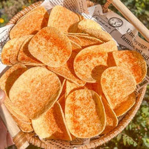 Vente en gros de snacks exotiques personnalisés : Bacon Cheese <span class=keywords><strong>Burger</strong></span>, <span class=keywords><strong>Chips</strong></span> japonaises, Snacks de maïs - Product Image 1