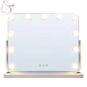 Hollywood Bàn Vanity Ánh Sáng Trang Điểm Vẻ Đẹp Gương Led Bảng Trang Điểm Gương