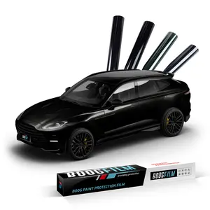 Car Vinyl Wraps PVC Color Changing Vehicle Body Cover Auto Stickers All Black Automotive Wraps Whole Black TPU Colored PPF