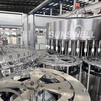 Ligne de production d'eau en bouteille haute performance Sunswell conforme aux normes internationales CE