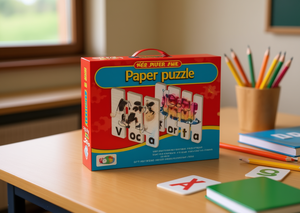 Puzzle en papier Ace Flueb Awe 300 pièces, jouet éducatif pour l'apprentissage de l'alphabet, ressource pédagogique pour l'apprentissage des langues pour les enfants - Product Image 2