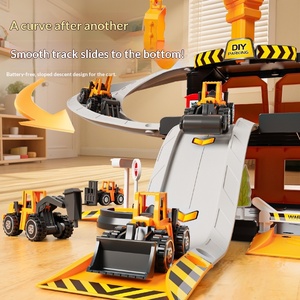 Set Educativo di Parcheggio per Auto in Plastica, Rampa Multilivello Smontabile, Giocattoli DIY per Bambini - Product Image 4