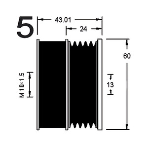 Dispositif de roue libre d'alternateur compatible avec OPEL ASTRA H 2.0 Turbo (L67) Essence (KW: 147, HP: 200) de 09-2005 à - Product Image 3