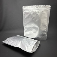 Sachet refermable en aluminium avec fermeture éclair pour emballage souple
