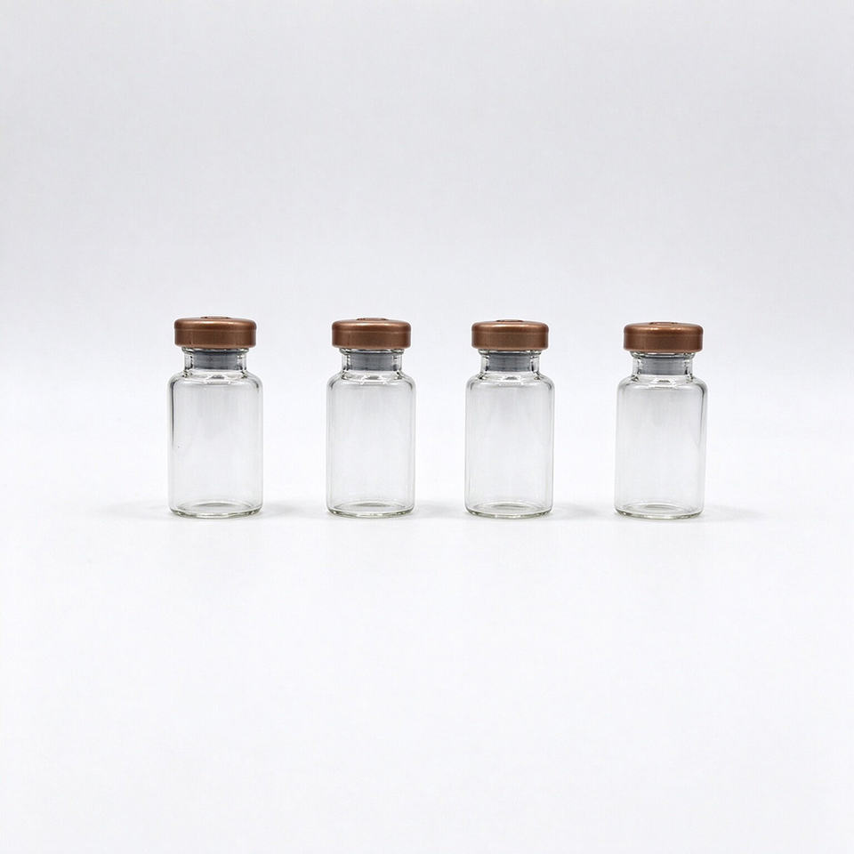 Clear Glass Vial Bottle with Crimp Top, Small Sample Storage Vial ...