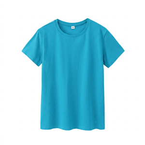 2026 Women's Summer Cotton <b>T</b>-<b>Shirts</b> Short-Sleeved Round-<b>Neck</b> Solid Color <b>Tight</b>-Fitting <b>Shirts</b> - Product Image 4