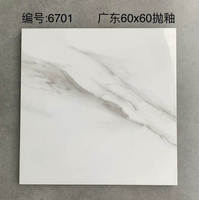 Carreaux de sol en céramique modernes, gris clair brillant, effet marbre, antidérapants, 600x600mm, pour villa, hôtel, appartement, intérieur, Guangdong