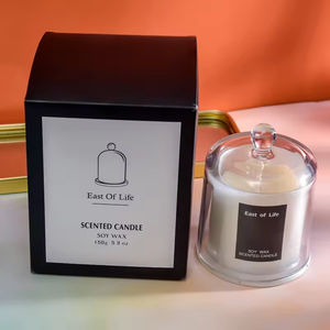 Vela Aromática en Recipiente de Vidrio, Velas de Cera de Soya de Lujo con Aroma, Marca Privada para Decoración del Hogar - Product Image 6