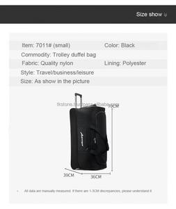 Men and Women Suitable Sports Style Business Travel <b>Luggage</b> <b>Extra</b> <b>Large</b> Capacity Waterproof Oxford Trolley Bag for Storage - Product Image 3