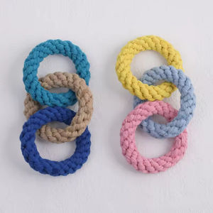 Grosir mainan tali piaraan kustom-katun mewah mengunyah di hati, tulang, sandal desain untuk permainan interaktif & Kesehatan Gigi - Product Image 6