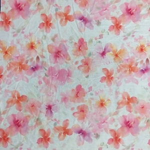 Malla Elástica de 4 Vías Personalizada de Fábrica, Tejido de Malla con Estampado Floral Digital, con Muestras Gratis para Marcas de Moda - Product Image 3