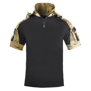 Offre Spéciale G5 un ensemble complet de <span class=keywords><strong>vêtements</strong></span> de chasse en plein air à manches courtes uniformes tactiques vert chemise tactique grenouille pour l'extérieur - Product Image 2