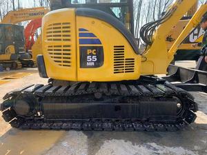 Venta directa de fábrica de alta calidad usada Komatsu PC55MR Mini pequeña excavadora de 5,5 toneladas con certificado CE/EPA - Product Image 5