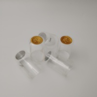 Capuchon de capsule thermorétractable pour bouteille de vodka champagne avec impression de logo personnalisé entièrement stocké