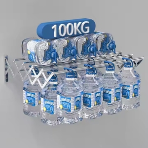 Estante Plegable Multifuncional de Acero Inoxidable 2025 para Toallas, Gancho Retráctil para Ropa, Ajustable, para Baño y Lavandería - Product Image 4