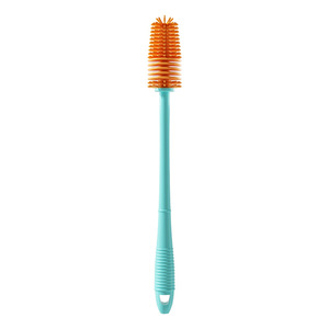 Brosse à long manche en silicone pour bouteilles, brosse de nettoyage multi-usages pour tasses isolées de cuisine domestique - Product Image 1
