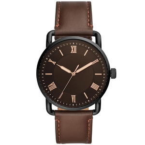 Reloj de Hombre de 42 mm con Caja Delgada y Correa de Cuero Genuino, Movimiento de Cuarzo con Pantalla Analógica de 3 Agujas - Product Image 2