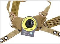 Sangle de mentonnière confortable en nylon à 4 points REVIXUN pour casques tactiques Fast/MICH/IBH, système de suspension X-Nape
