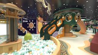 Parc de trampolines interactif personnalisé de conception nouvelle, pour enfants, aire de jeux intérieure pour enfants en bas âge