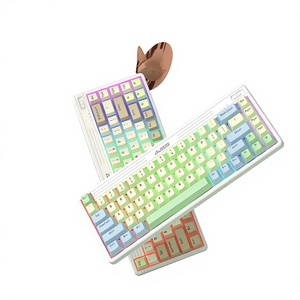 คีย์บอร์ดเกมมิ่งแบบกลไก Ajazz K690TPRO 69 ปุ่ม รองรับการเปลี่ยนสวิตช์แบบ Hot-swap ไฟ RGB Backlight สามโหมด ปุ่มกดแบบ PBT - Product Image 3