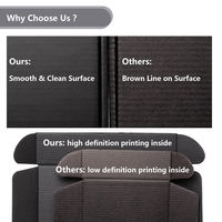 Cajas de correo de papel Kraft negras personalizadas, cartón corrugado de flauta electrónica, impresión en relieve impermeable para cuidado personal y cosméticos