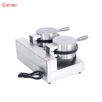 Gaufrier Électrique Professionnel Antiadhésif en Acier Inoxydable pour Peaux de Glace