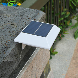 Quảng trường năng lượng mặt trời đèn sân vườn cảm biến chuyển động IP65 không thấm nước cảnh quan <span class=keywords><strong>Led</strong></span> an ninh tường năng lượng mặt trời đèn ngoài trời - Product Image 2