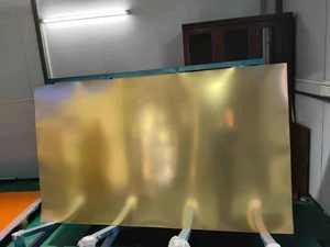 Lámina Acrílica Espejo Dorada, Corte Láser, 3 mm de Grosor, 1220x2440 mm, Color Vibrante, Decoración para Bodas - Product Image 5