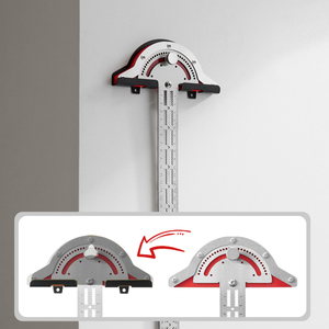 Imbot Règle en acier inoxydable 3 en 1 Règle de bord Règle d'équerre Outils de mesure pour la menuiserie - Product Image 5